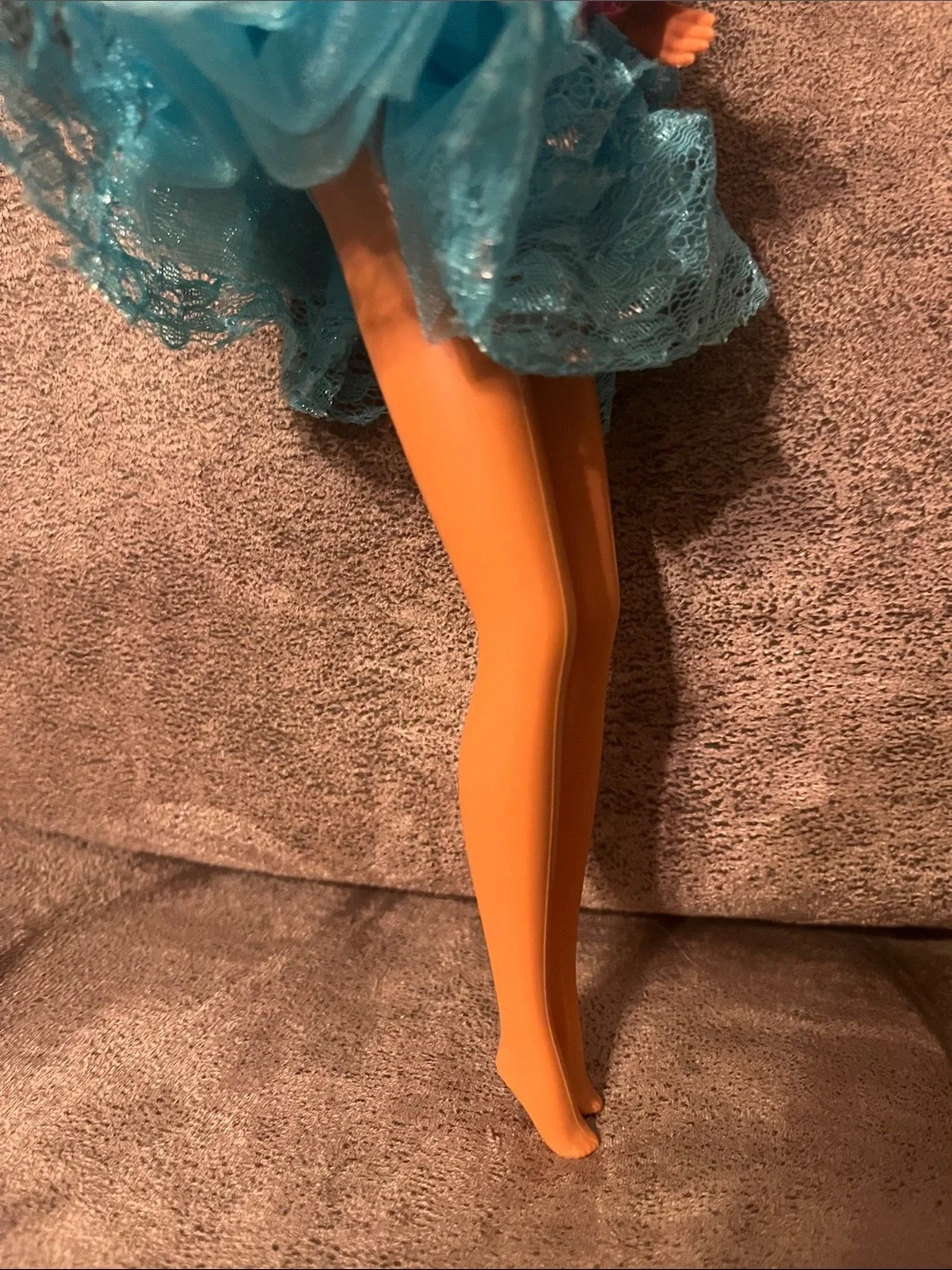 Vintage 1990 Mattel Lights and Lace Teresa Barbie Doll #9727- Rare Steffie Face